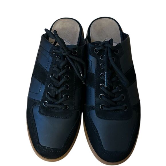 ZAC Zac Posen Ashley Women's Mule Sneaker Leather Black Size 8M New Without Tags - Picture 3 of 8